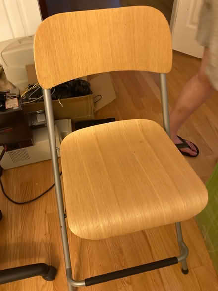 Photo of free IKEA folding barstool height chair (Milpitas off of Piedmont Road) #2