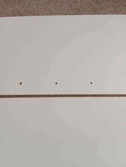 Photo of free Two white melamine shelves (Heacham PE31) #1