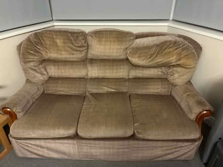Photo of free 3 seater sofa (Bog Gate TW10) #1