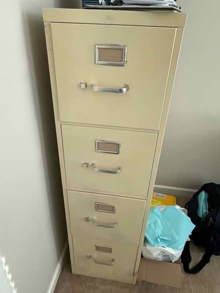Photo of free 3 drawer file cabinet (North Nashville) #1