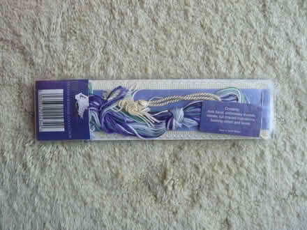 Photo of free Victorian lavender bookmark cross-stitch kit (Kempsey WR5) #2