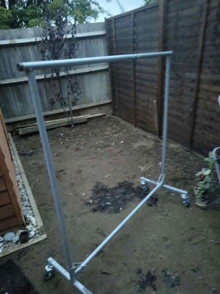 Photo of free Clothes rail on wheels (Bletchingley RH1) #1
