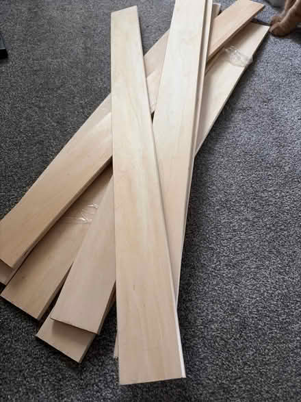 Photo of free 8 spare wooden kingsize bed slats (Saltney Ferry CH4) #1