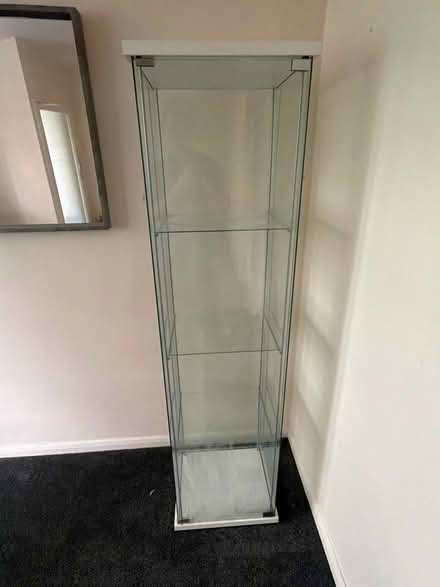 Photo of free Glass display cabinet (Yateley GU46) #1