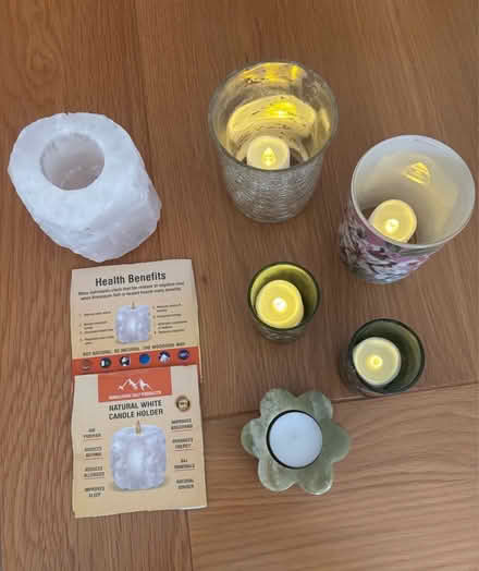 Photo of free A selection of tea light candle holders (Alton GU34) #1