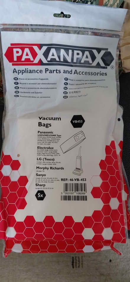 Photo of free Vacuum cleaner bags (Woodhouses M33) #1