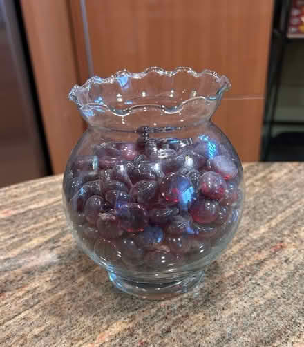 Photo of free Vase with Glass Rocks (Capitol Hill NE (20002)) #1