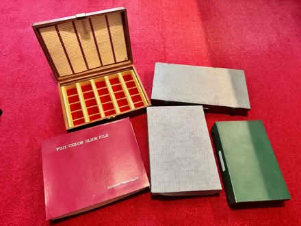 Photo of free 35mm colours slide boxes (Stockwell End WV6) #1