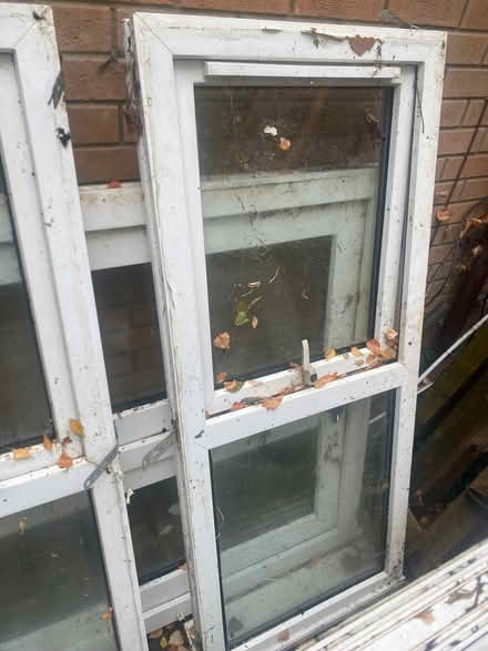 Photo of free Used white upvc French door with side windows (Deddington OX15) #4