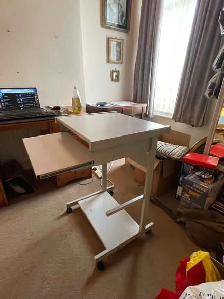Photo of free Super sturdy mobile computer stand/desk. (North Finchley N12) #2
