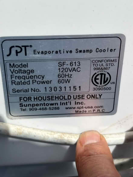 Photo of free Evaporative swamp coolers (Sausalito ca) #2