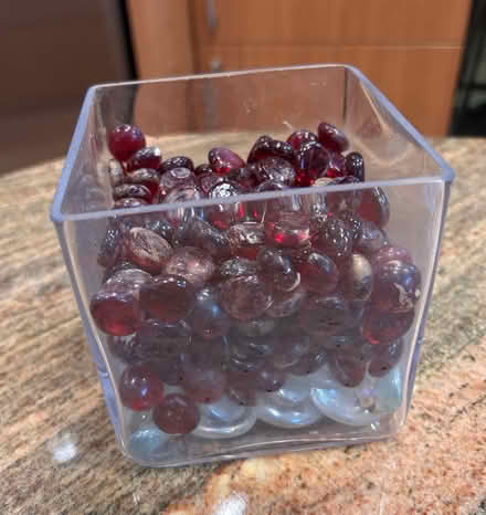 Photo of free Glass Container with Glass Rocks (Capitol Hill NE (20002)) #1