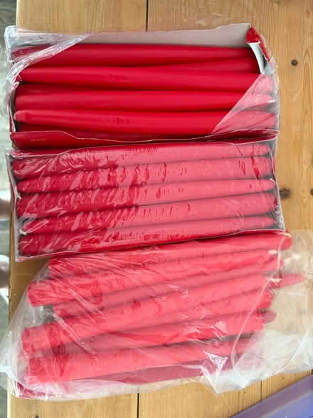 Photo of free Long red candles new (Epsom) #1