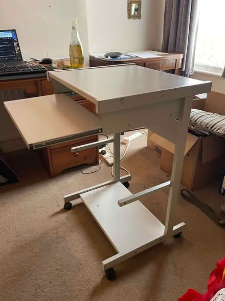 Photo of free Super sturdy mobile computer stand/desk. (North Finchley N12) #3