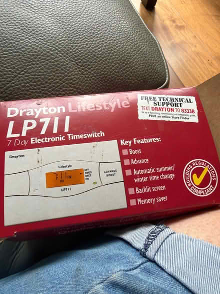 Photo of free Boiler 7 day timer Drayton LP711 (Benton NE12) #1