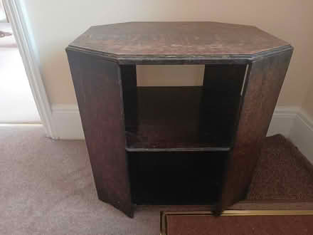 Photo of free Wooden Unit with Octagonal top (Wellingborough NN8 5) #1