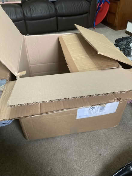 Photo of free 3 large cardboard boxes (Netherton Hudde) #1