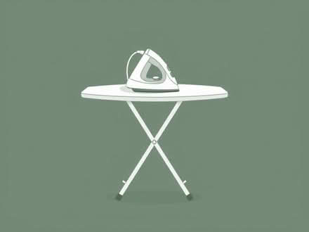 Photo of Iron and ironing board (Grappenhall WA4) #1