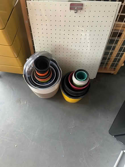Photo of free Assorted plastic pots (Petworth) #1