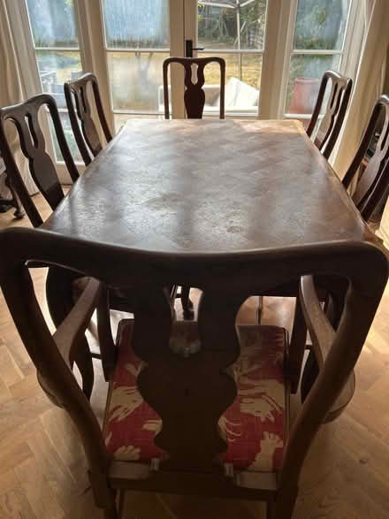 Photo of free Dining table with 6 chairs (Maids Moreton MK18) #1