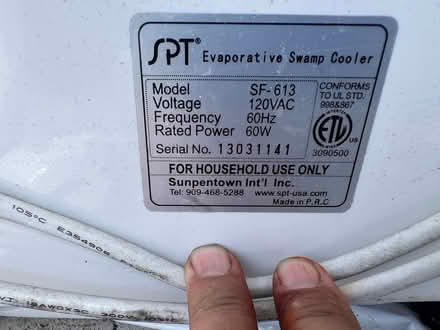Photo of free Evaporative swamp coolers (Sausalito ca) #4