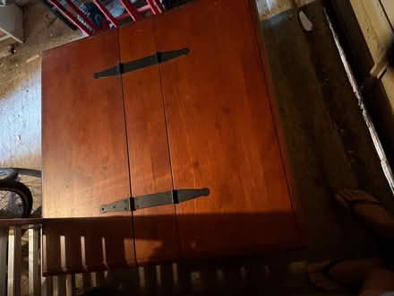 Photo of free Wooden coffee table chest (Cooden TN39) #4