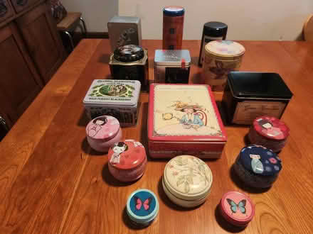 Photo of free collection of tea tins (Brookland) #1