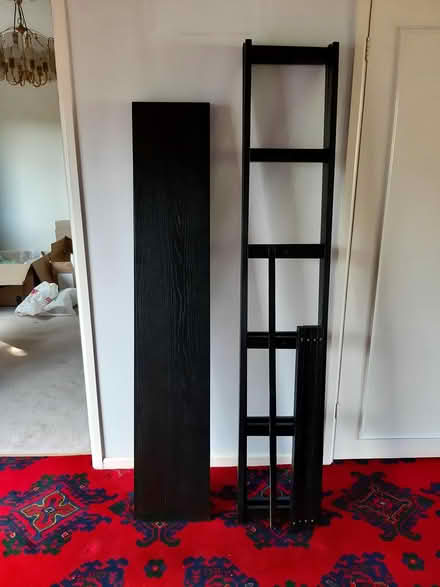 Photo of free Black Wooden Bookshelf (Blackrock) #2