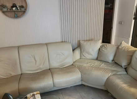 Photo of free Ekornes real leather corner sofa (RM3 9UP) #3