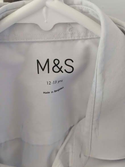 Photo of free 6 x boys, age 12-13, white school shirts (Lewisham SE13) #2