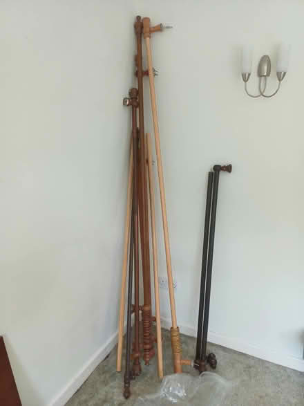 Photo of free Various wooden curtain rails (Drayton PO20) #1