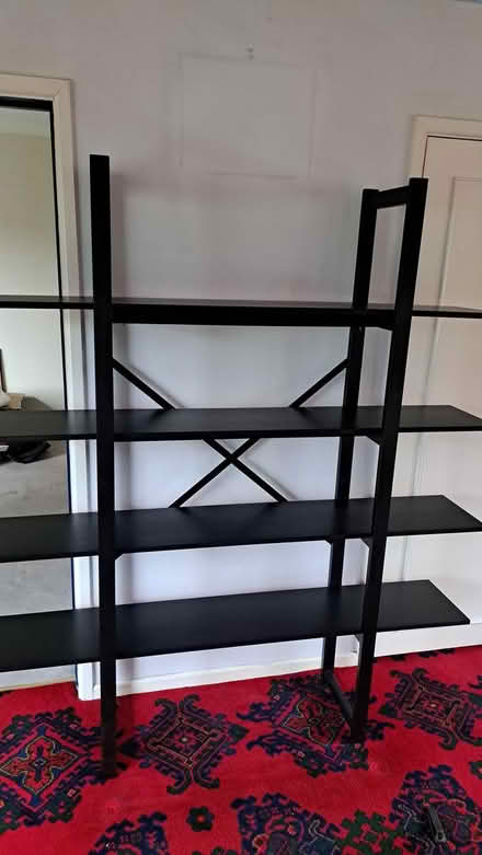 Photo of free Black Wooden Bookshelf (Blackrock) #1