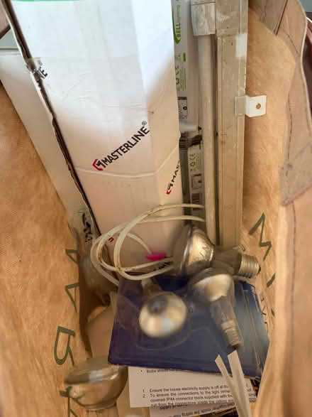Photo of free Bag of assorted light bulbs and under cupboard lighting (Benton NE12) #1