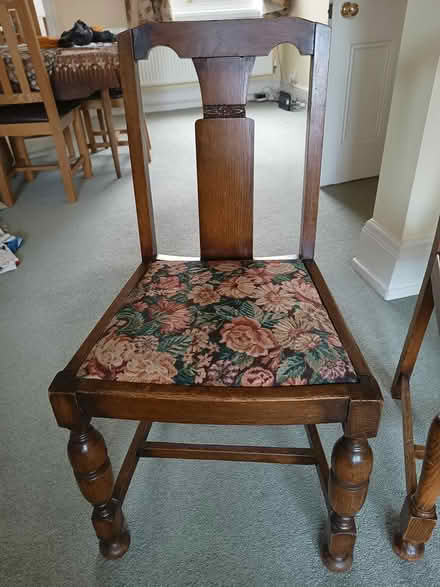 Photo of free 2 dining room chairs – 1920s/1930s (Wellingborough NN8 5) #2
