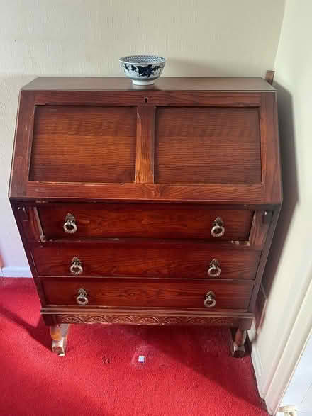Photo of free Antique bureau (Bladon OX20) #1