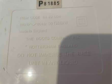 Photo of free Facial steamer (Pinkneys Green SL6) #4