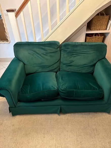 Photo of free Two seater green sofa (Harold’s cross) #1