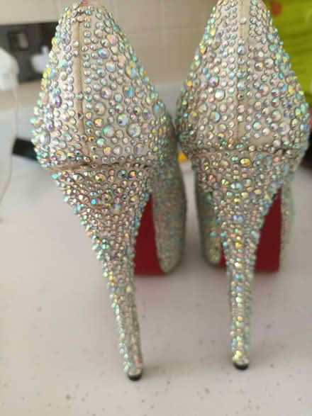 Photo of free rhinestone platform shoes size 5 (Melksham) #3