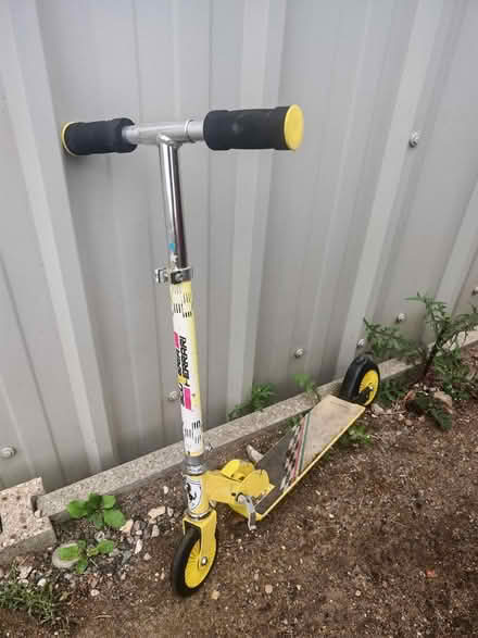 Photo of free Child's Yellow Ferrari micro scooter (Bawdsey IP12) #1