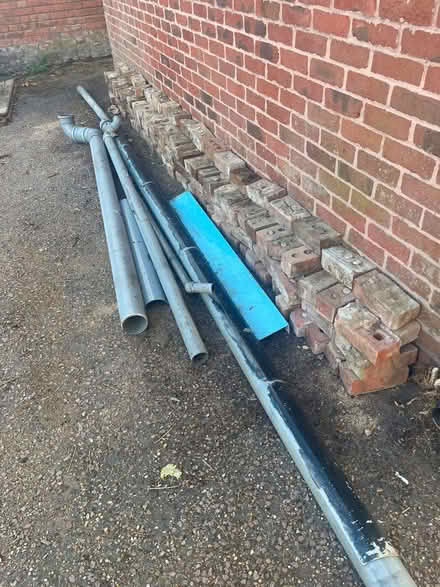 Photo of free Guttering, downpipes & used bricks (Lowestoft NR32) #1
