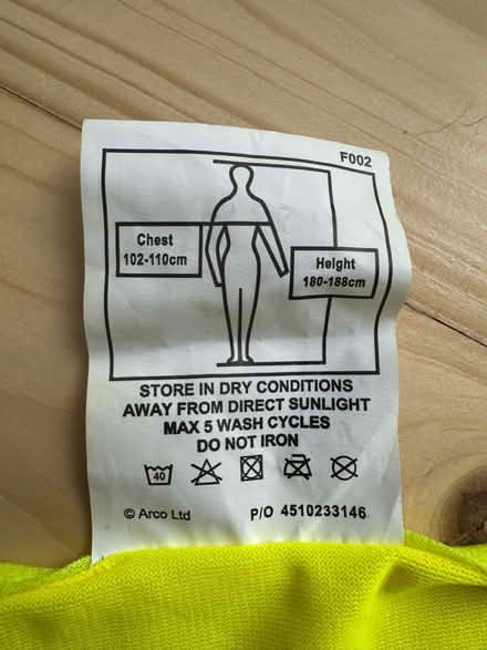 Photo of free Hi- Viz safety jacket (Cheltenham GL52) #3