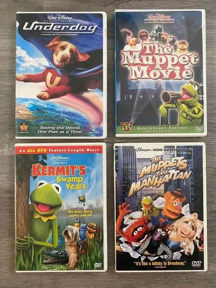 Photo of free 4 Used DVDs (Disney, Muppets) (Richmond) #1