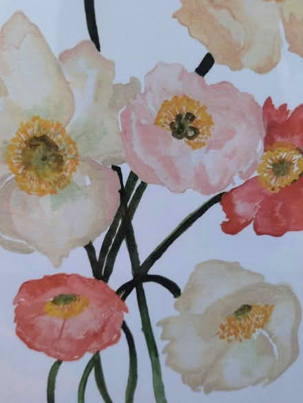 Photo of free Framed floral print (El Cerrito) #3