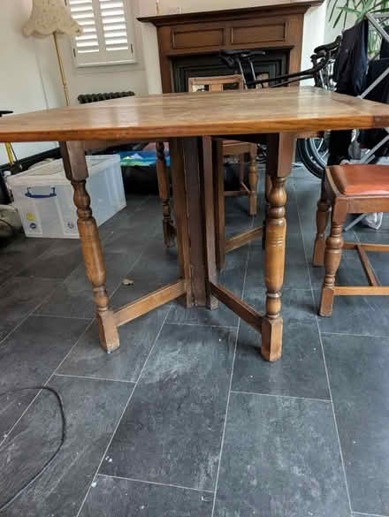 Photo of free Folding dining table and 4 chairs (Levenshulme M19) #2