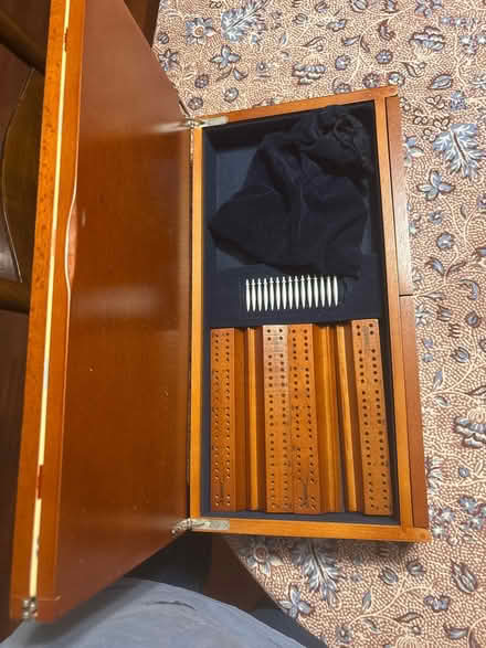 Photo of free Wood Scrabble Board (Metro Center) #2