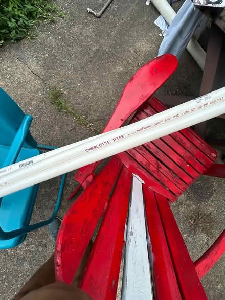Photo of free 3 PVC pipes (brand new) (Petworth) #2