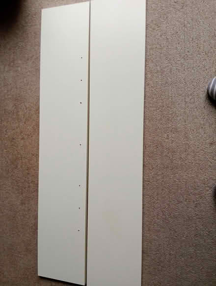 Photo of free Two white melamine shelves (Heacham PE31) #2