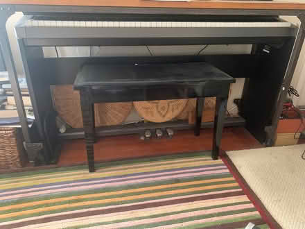 Photo of free Piano keyboard with storage bench (WestEnd (Alameda)) #1