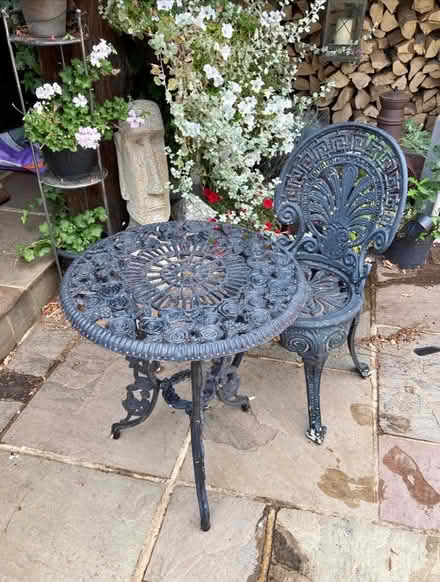 Photo of Iron garden table and chairs (Canning Town e16) #1