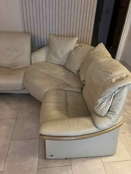 Photo of free Ekornes real leather corner sofa (RM3 9UP) #1